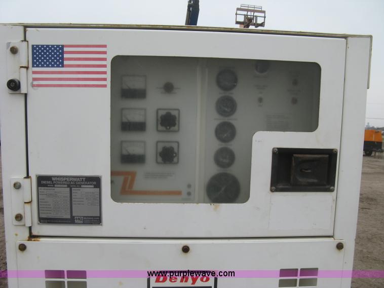 image for item K2967 2003 MQ Whisperwatt 45 generator