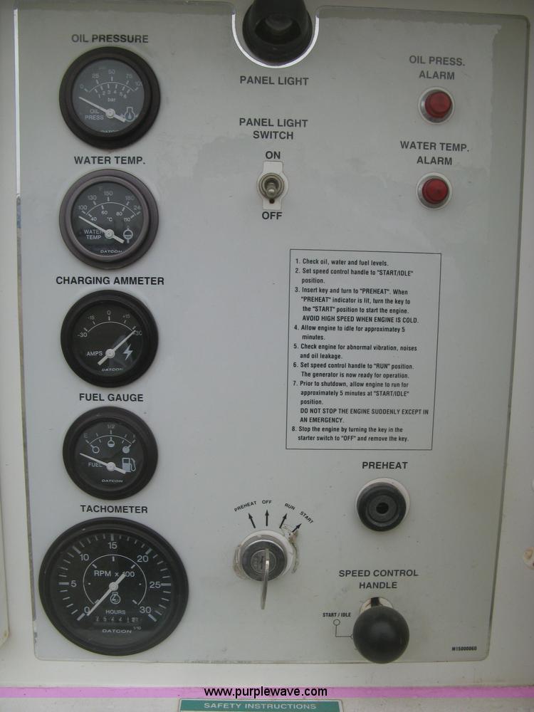 image for item K2967 2003 MQ Whisperwatt 45 generator