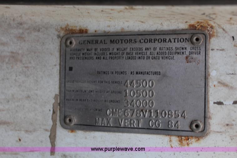 image for item K8864 1978 Chevrolet C65 dump truck