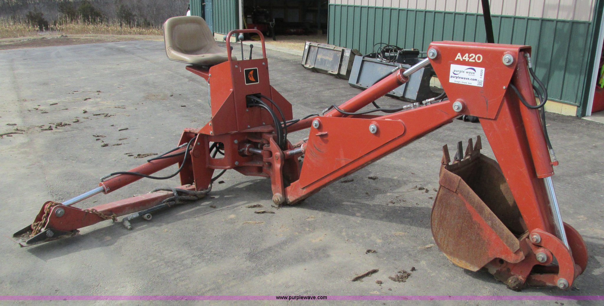 Ditch Witch A420 backhoe attachment in Cassville, WI Item I4020 sold