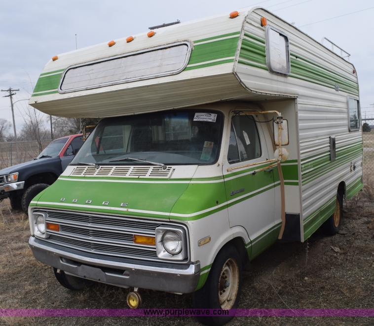 image for item K7245 1975 Dodge Sportsman camper