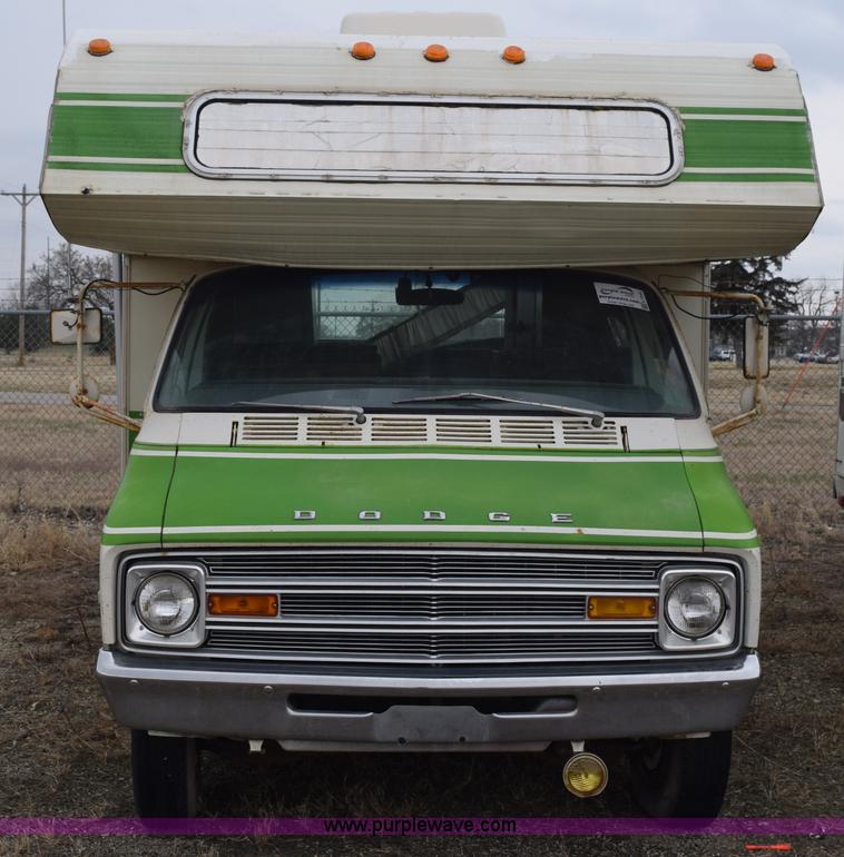 image for item K7245 1975 Dodge Sportsman camper