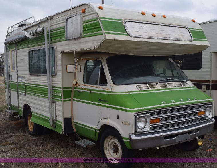 image for item K7245 1975 Dodge Sportsman camper