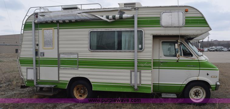 image for item K7245 1975 Dodge Sportsman camper