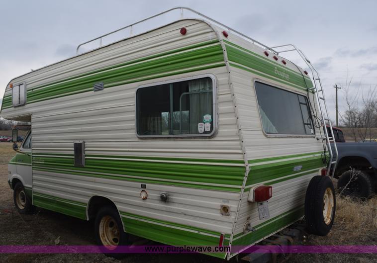 image for item K7245 1975 Dodge Sportsman camper