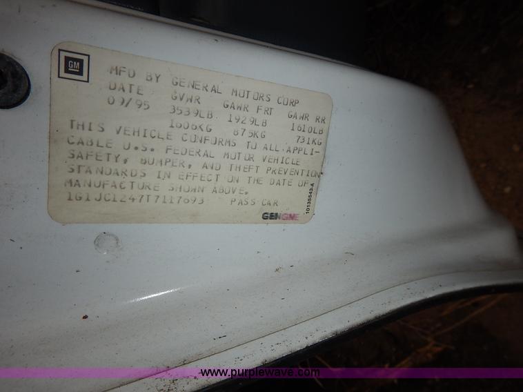 image for item K8905 1996 Chevrolet Cavalier