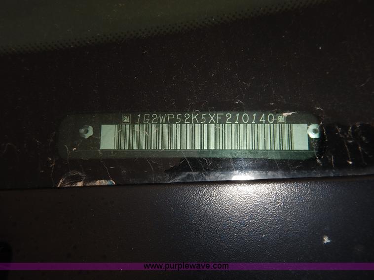 image for item K8910 1999 Pontiac Grand Prix