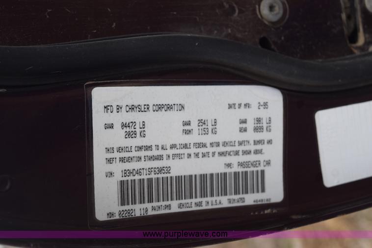 image for item K8924 1995 Dodge Intrepid