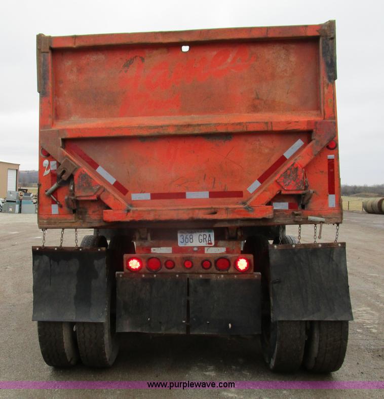 image for item D2368 1999 Clement end dump trailer