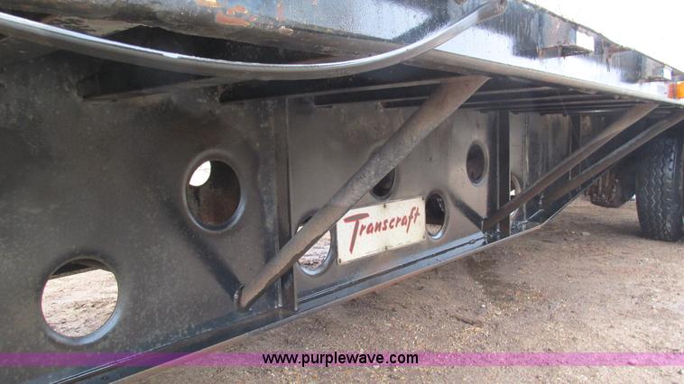 image for item I3072 1985 Transcraft DTL22-45 drop deck trailer