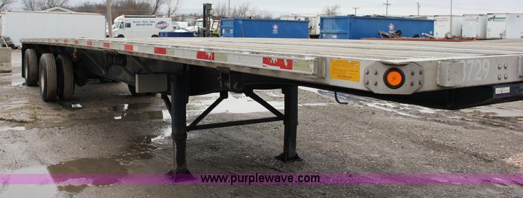 image for item J2284 2006 Utility Built 4802 flatbed trailer