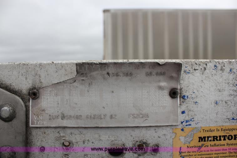 image for item J2284 2006 Utility Built 4802 flatbed trailer