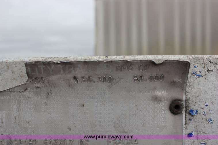 image for item J2284 2006 Utility Built 4802 flatbed trailer