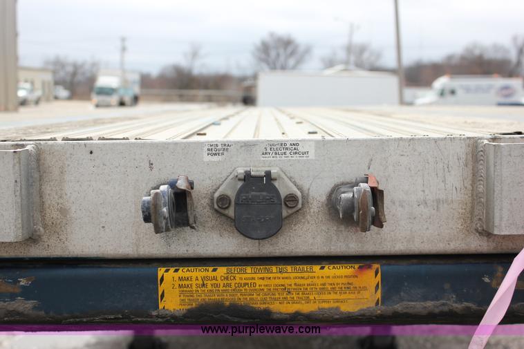image for item J2284 2006 Utility Built 4802 flatbed trailer