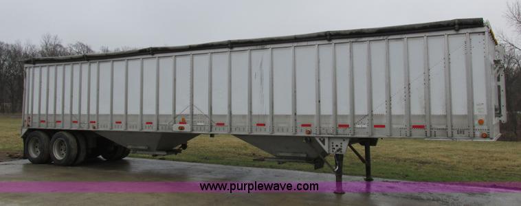 image for item K2072 1998 Cornhusker bottom dump trailer