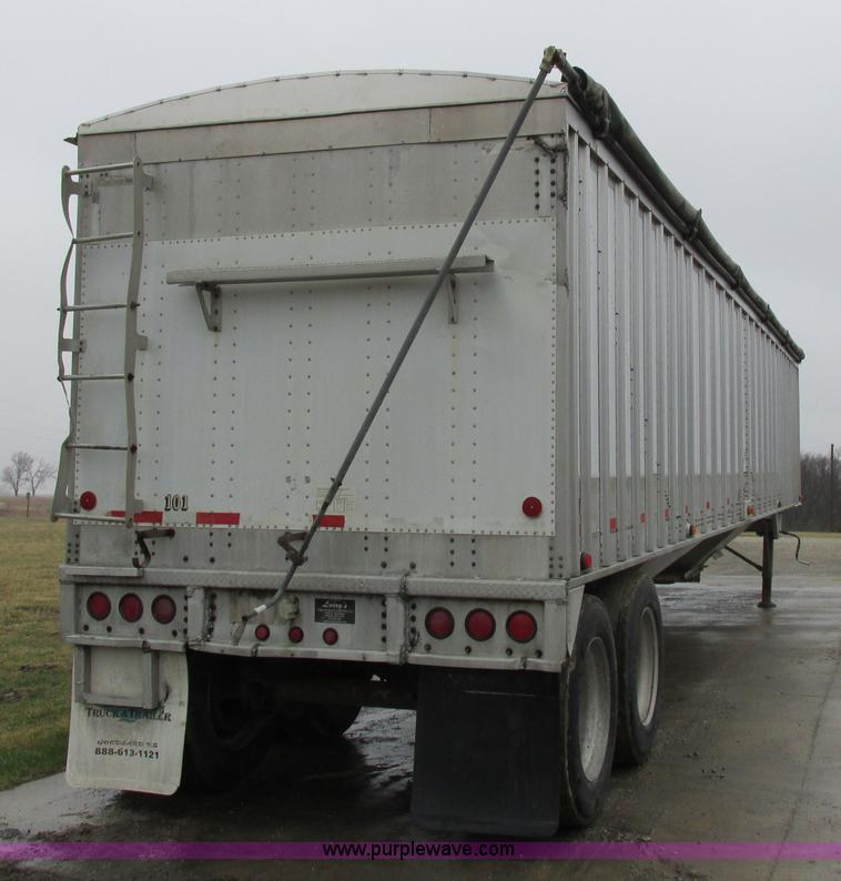 image for item K2072 1998 Cornhusker bottom dump trailer
