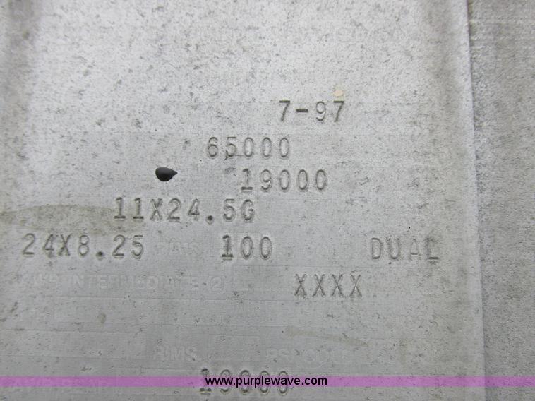 image for item K2072 1998 Cornhusker bottom dump trailer