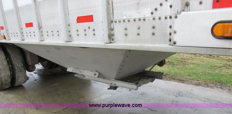 image for item K2072 1998 Cornhusker bottom dump trailer