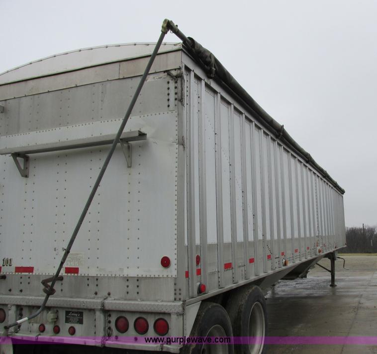 image for item K2072 1998 Cornhusker bottom dump trailer
