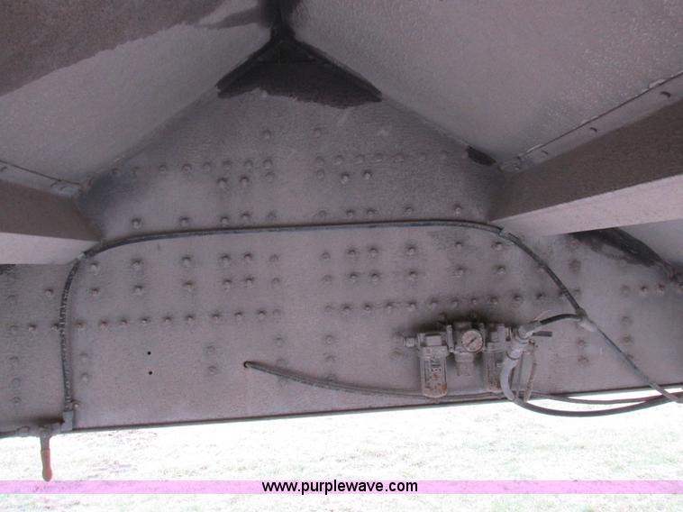 image for item K2072 1998 Cornhusker bottom dump trailer