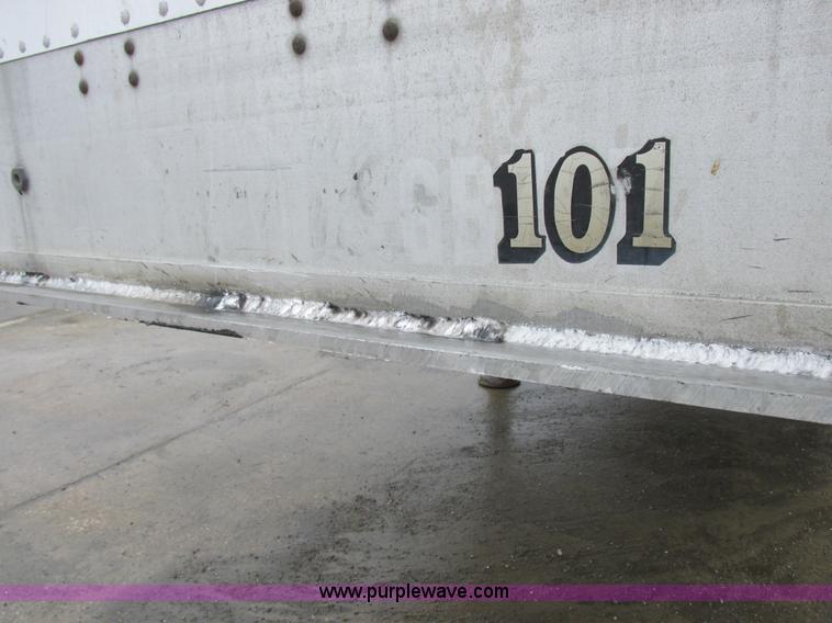 image for item K2072 1998 Cornhusker bottom dump trailer