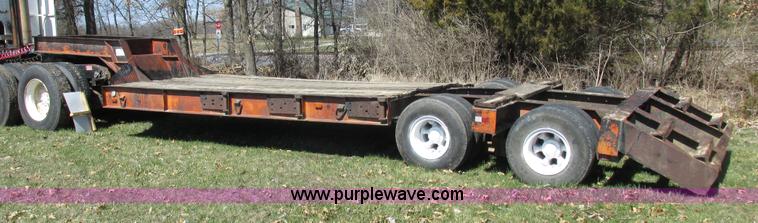 image for item K2074 1961 Keystone TRR39 lowboy trailer