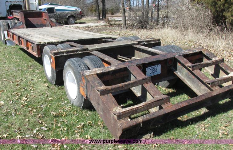 image for item K2074 1961 Keystone TRR39 lowboy trailer