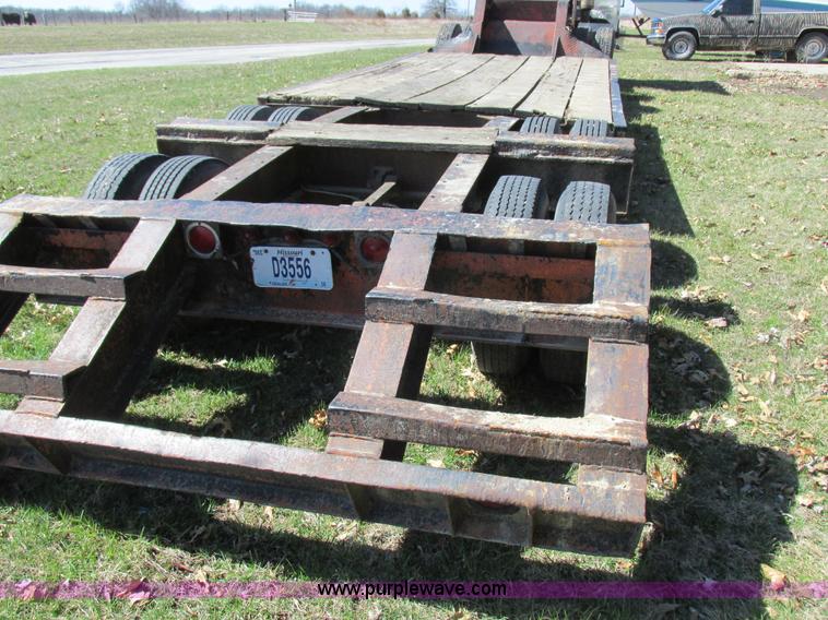 image for item K2074 1961 Keystone TRR39 lowboy trailer