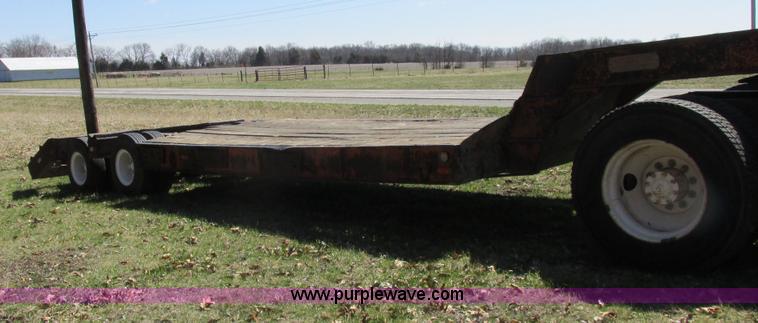 image for item K2074 1961 Keystone TRR39 lowboy trailer