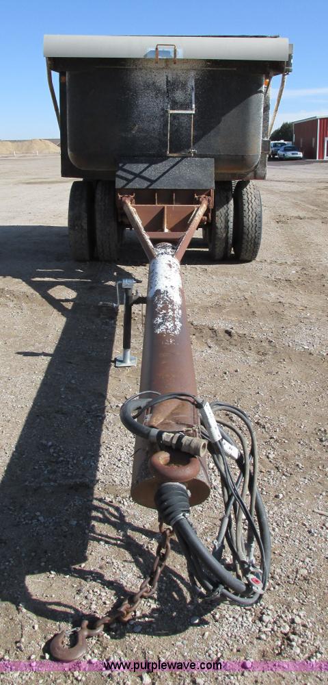 image for item K3170 1983 Clement end dump pup trailer