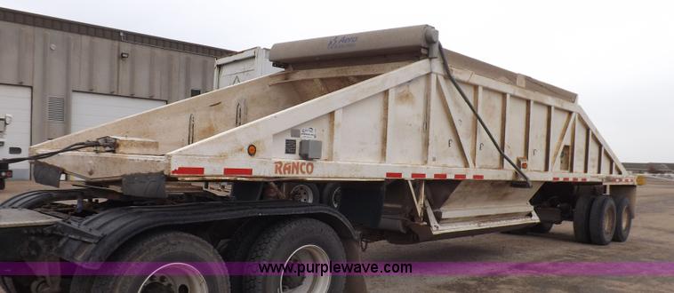image for item K3760 1993 Ranco bottom dump trailer