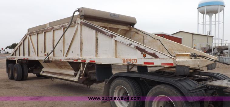 image for item K3760 1993 Ranco bottom dump trailer