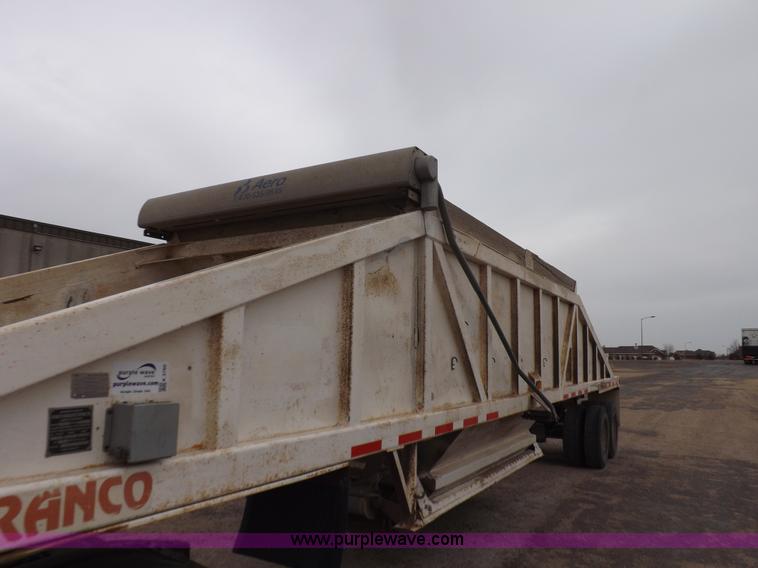 image for item K3760 1993 Ranco bottom dump trailer