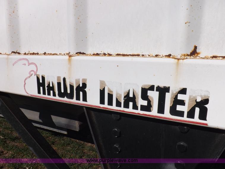image for item K3767 1999 Hawk Master grain trailer