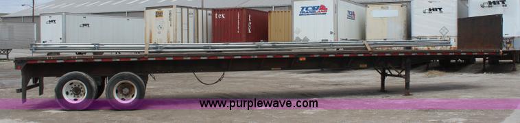 image for item K6828 1995 Trailmobile flatbed trailer
