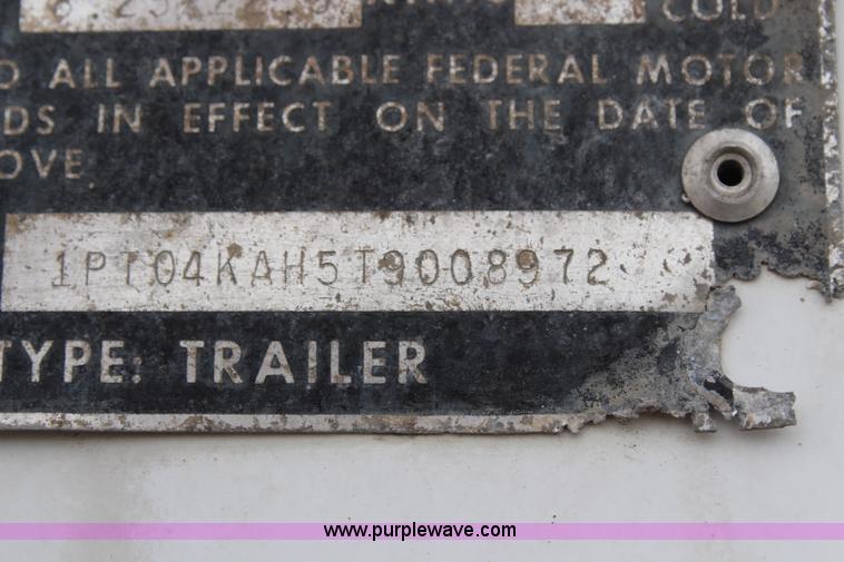 image for item K6835 1996 Trailmobile dry van trailer