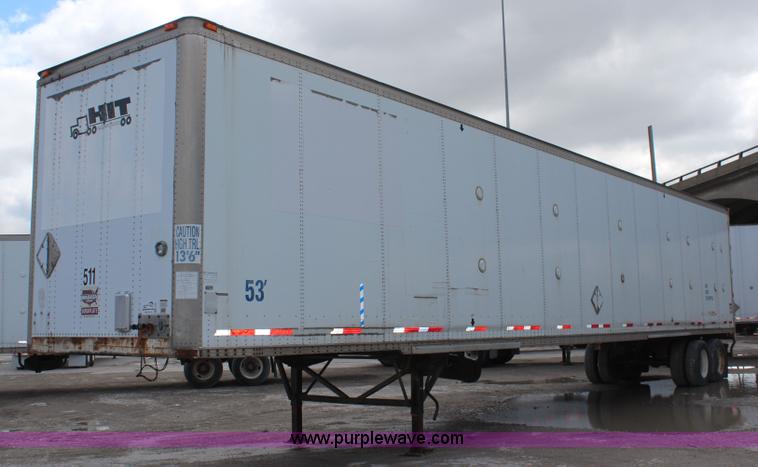 image for item K6837 2000 Wabash dry van trailer