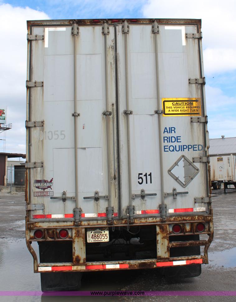 image for item K6837 2000 Wabash dry van trailer