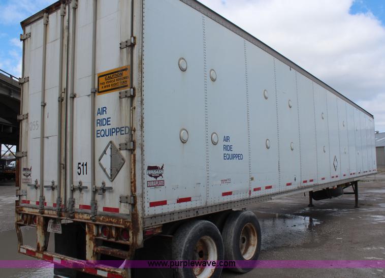 image for item K6837 2000 Wabash dry van trailer