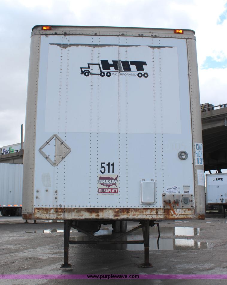 image for item K6837 2000 Wabash dry van trailer