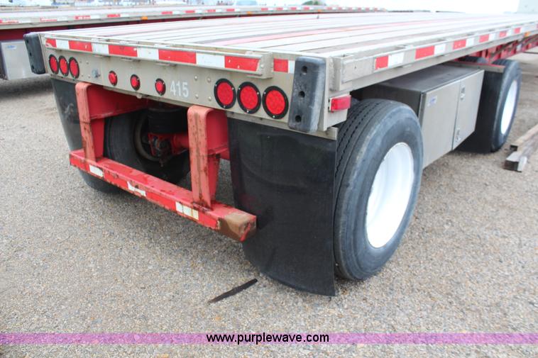 image for item K6838 2005 Transcraft Eagle flatbed trailer