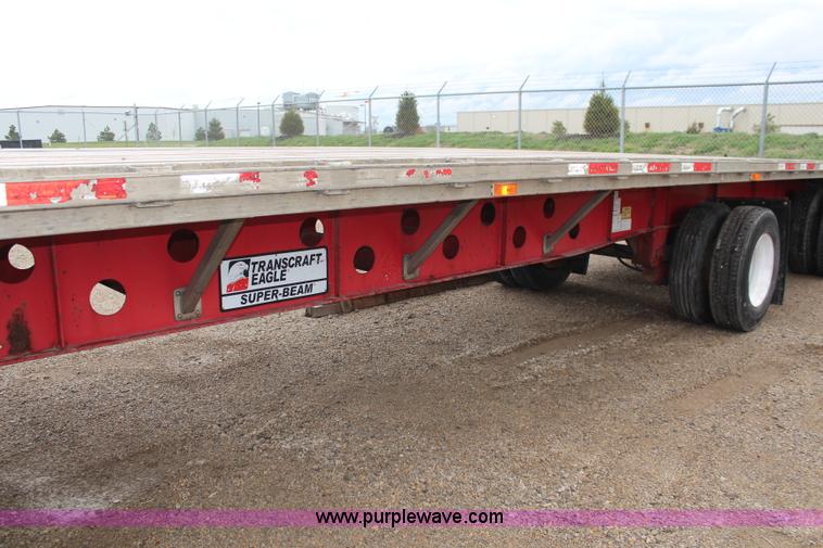 image for item K6838 2005 Transcraft Eagle flatbed trailer