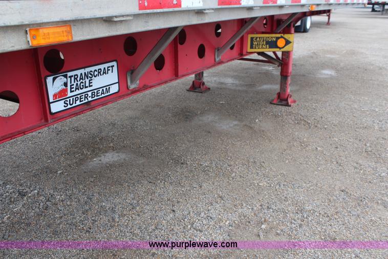 image for item K6838 2005 Transcraft Eagle flatbed trailer