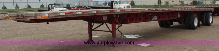 image for item K6839 2005 Transcraft Eagle flatbed trailer
