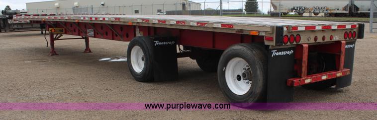 image for item K6839 2005 Transcraft Eagle flatbed trailer