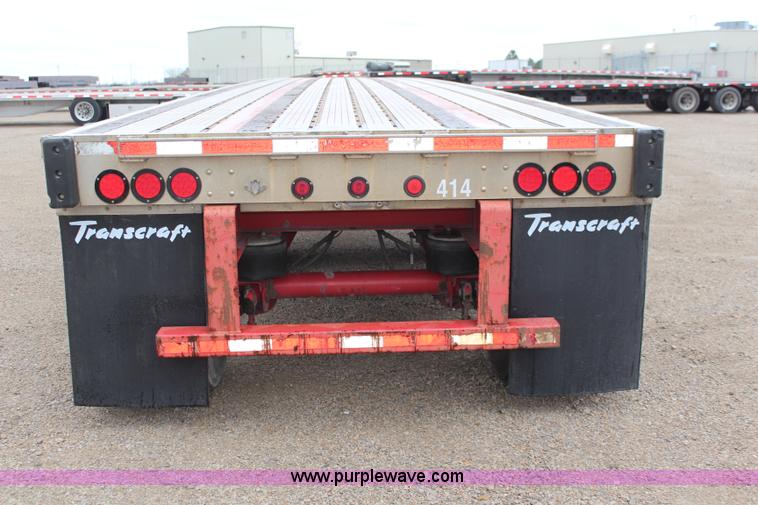 image for item K6839 2005 Transcraft Eagle flatbed trailer