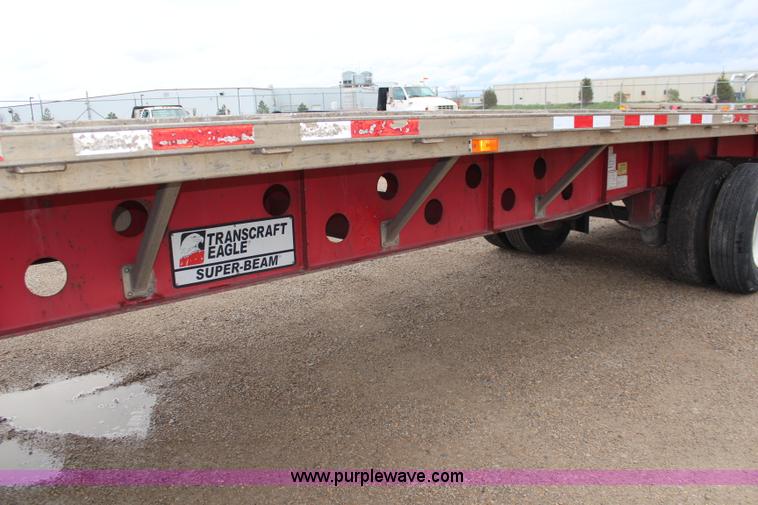 image for item K6839 2005 Transcraft Eagle flatbed trailer