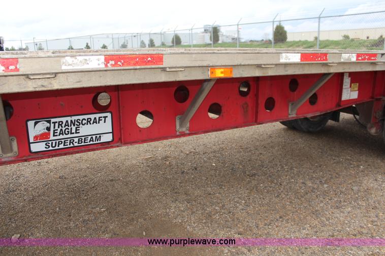 image for item K6840 2005 Transcraft Eagle flatbed trailer