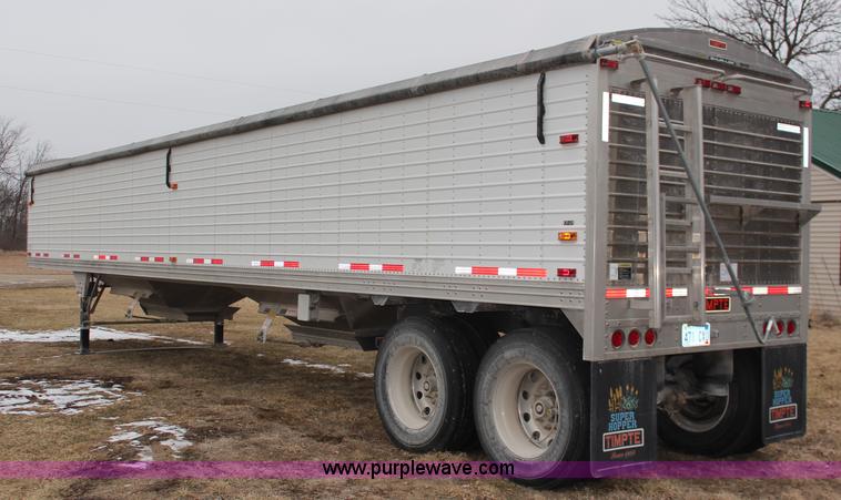 image for item K7167 2011 Timpte double hopper grain trailer