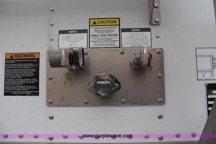 image for item K7167 2011 Timpte double hopper grain trailer